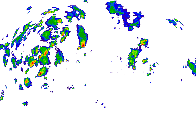 Meteoradar - aktuální srážky 2024-05-19 15:00:00