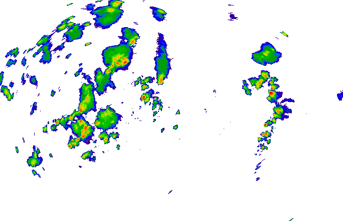 Meteoradar - aktuální srážky 2024-05-19 16:30:00