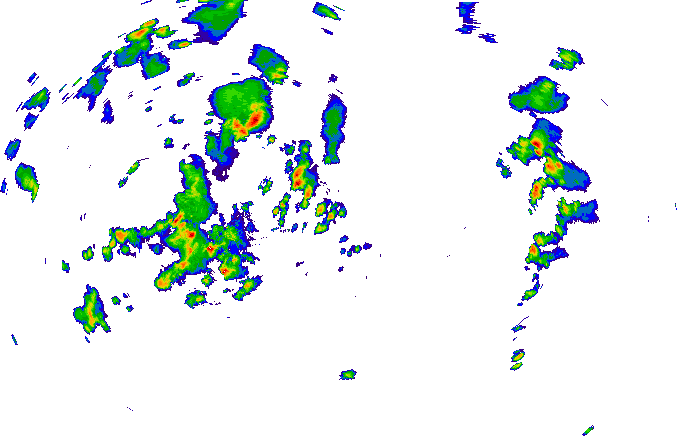 Meteoradar - aktuální srážky 2024-05-19 17:00:00