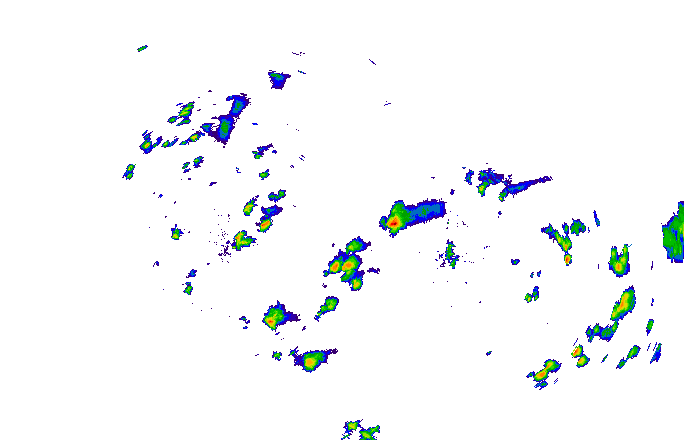 Meteoradar - aktuální srážky 2024-05-20 13:15:00