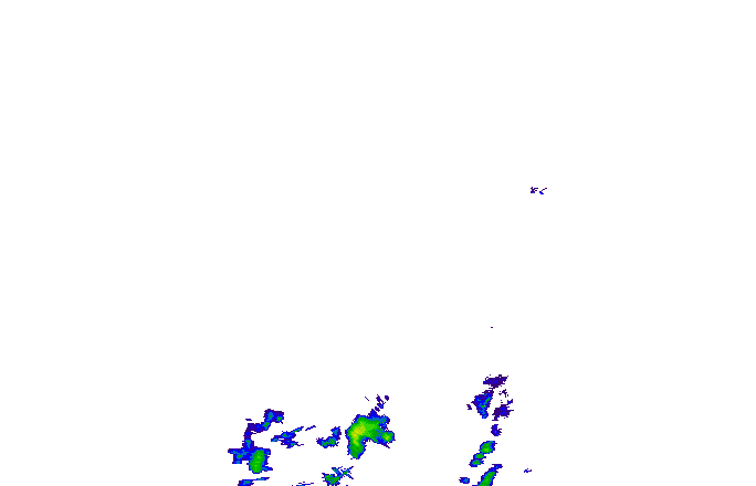 Meteoradar - aktuální srážky 2025-04-23 01:00:00