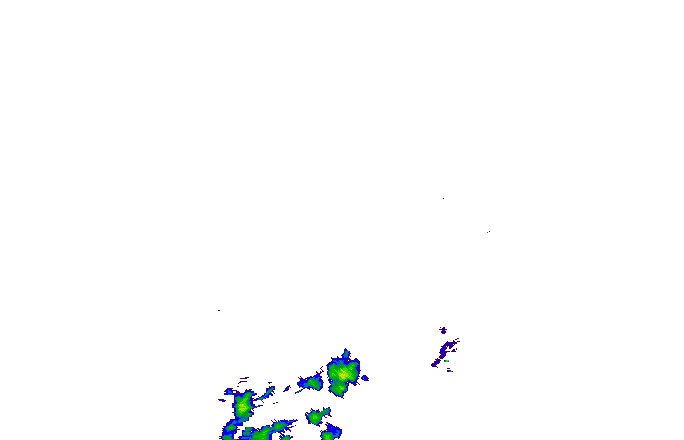 Meteoradar - aktuální srážky 2025-04-23 02:00:00