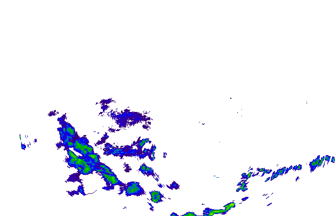 Meteoradar - aktuální srážky 2025-04-26 03:45:00
