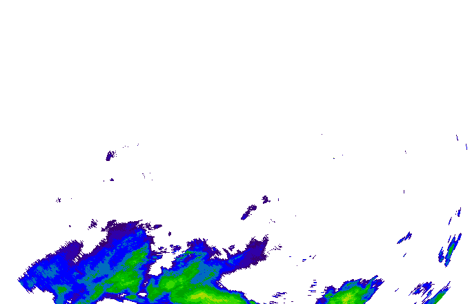 Meteoradar - aktuální srážky 2025-05-04 22:00:00