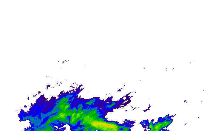 Meteoradar - aktuální srážky 2025-05-04 22:45:00