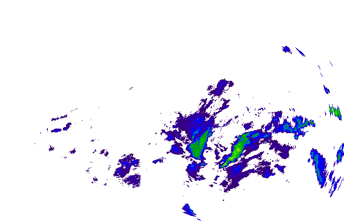 Meteoradar - aktuální srážky 2025-05-05 22:45:00