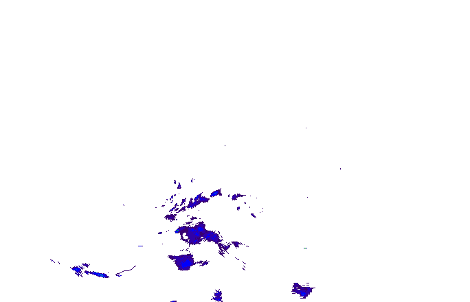 Meteoradar - aktuální srážky 2025-05-08 16:30:00