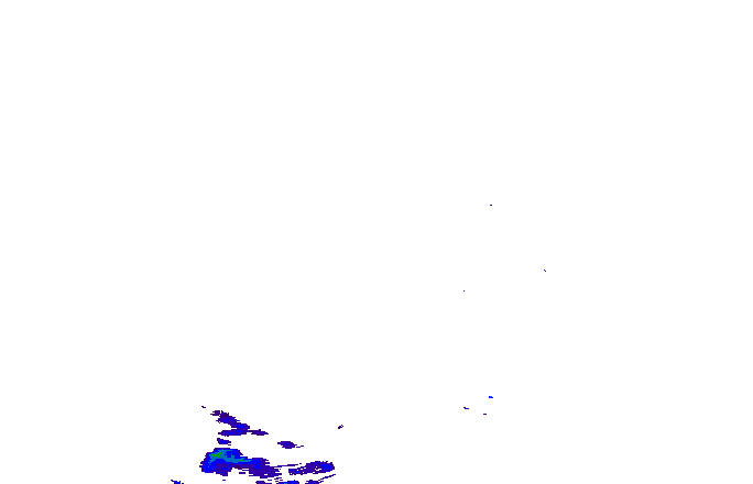 Meteoradar - aktuální srážky 2025-05-09 00:45:00