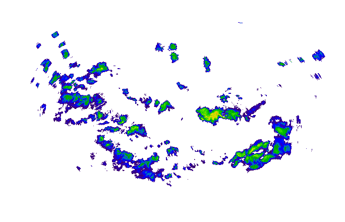 Meteoradar - aktuální srážky 2025-05-15 20:00:00
