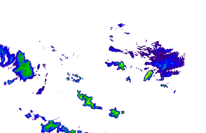 Meteoradar - aktuální srážky 2025-05-16 22:00:00