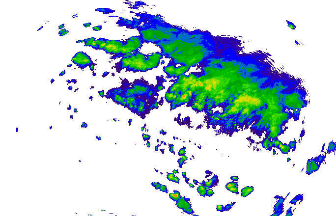Meteoradar - aktuální srážky 2025-05-17 17:15:00