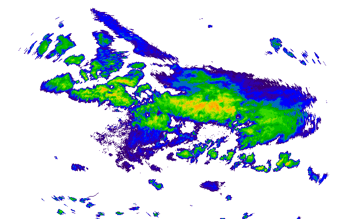 Meteoradar - aktuální srážky 2025-05-17 20:15:00