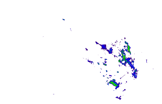Meteoradar - aktuální srážky 2025-05-19 18:45:00