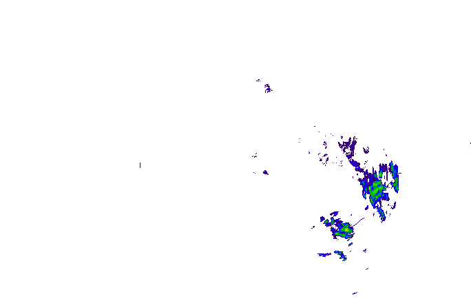 Meteoradar - aktuální srážky 2025-05-19 20:15:00