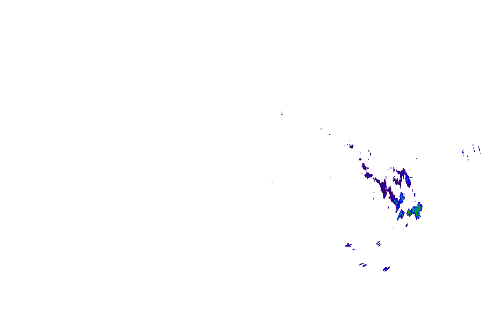 Meteoradar - aktuální srážky 2025-05-19 21:00:00
