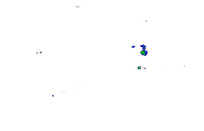 Meteoradar - aktuální srážky 2025-05-20 21:00:00