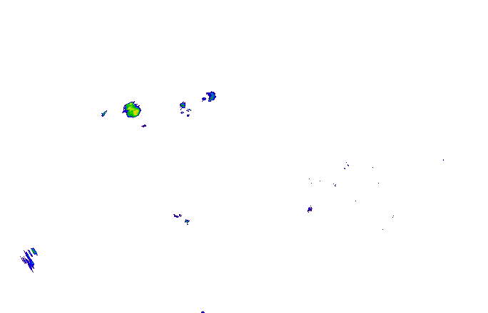 Meteoradar - aktuální srážky 2025-05-21 01:45:00
