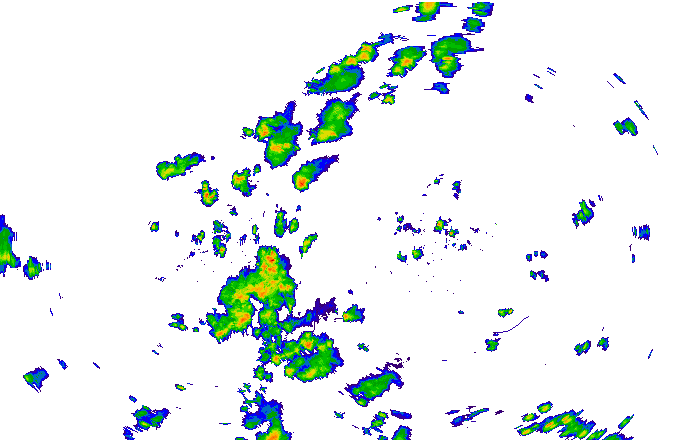 Meteoradar - aktuální srážky 2025-05-21 14:00:00