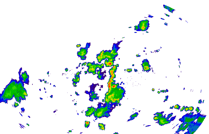 Meteoradar - aktuální srážky 2025-05-21 16:30:00