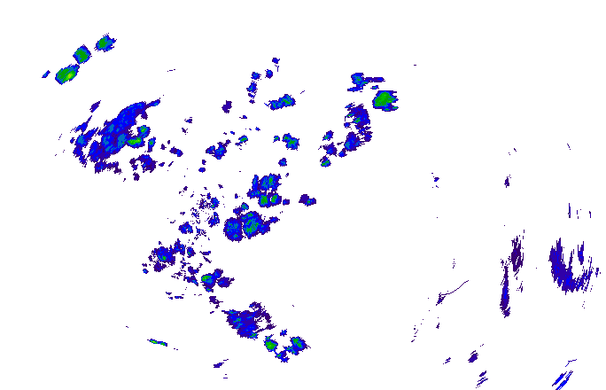 Meteoradar - aktuální srážky 2025-05-23 18:45:00