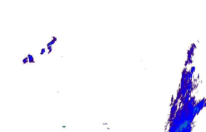 Meteoradar - aktuální srážky 2025-05-24 00:45:00