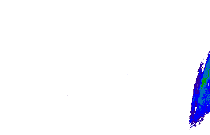 Meteoradar - aktuální srážky 2025-05-24 04:45:00