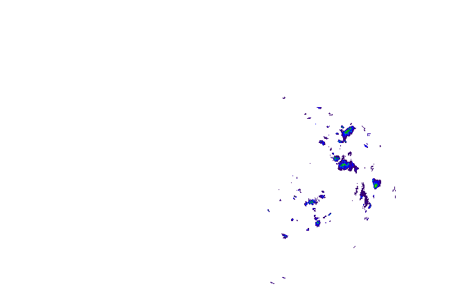 Meteoradar - aktuální srážky 2025-05-24 15:45:00