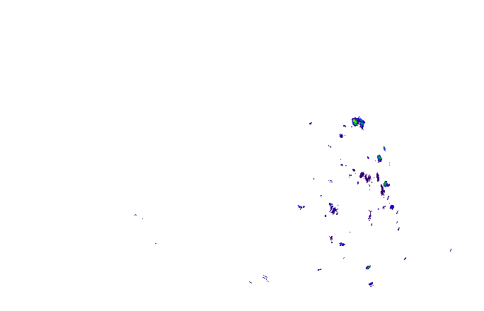 Meteoradar - aktuální srážky 2025-05-24 16:45:00