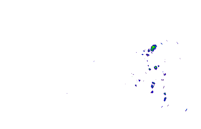 Meteoradar - aktuální srážky 2025-05-24 18:00:00