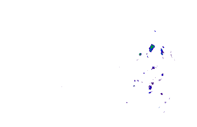 Meteoradar - aktuální srážky 2025-05-24 18:30:00