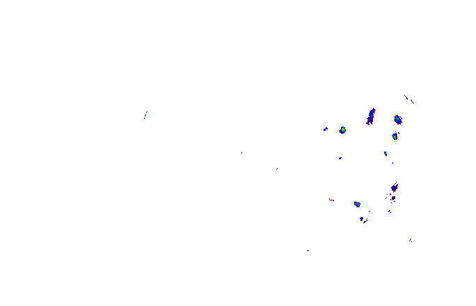 Meteoradar - aktuální srážky 2025-05-24 19:15:00