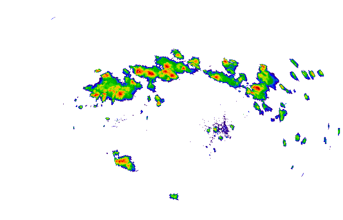 Meteoradar - aktuální srážky 2025-05-31 14:45:00