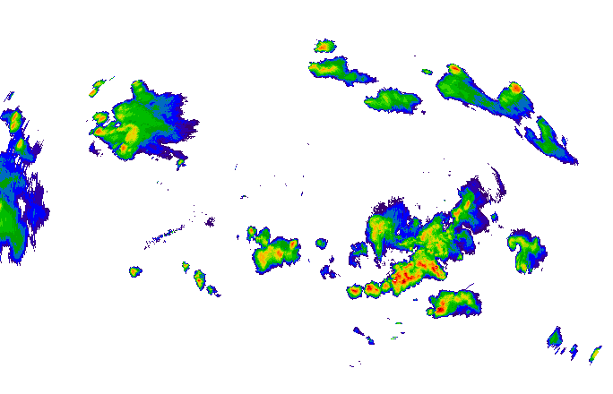 Meteoradar - aktuální srážky 2025-05-31 20:15:00