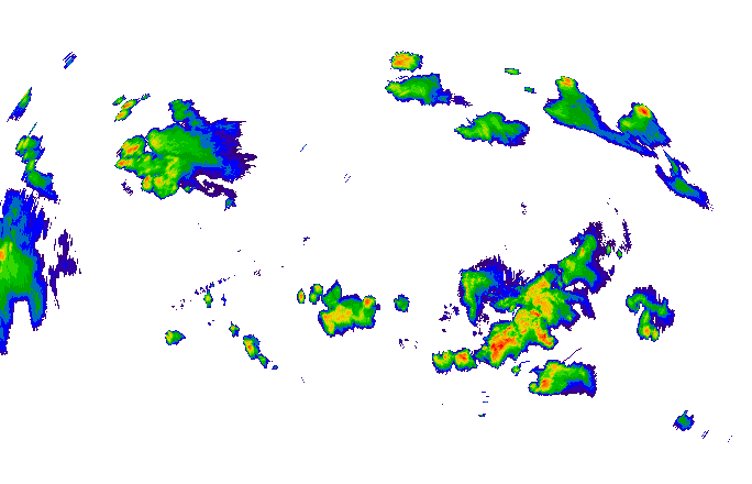 Meteoradar - aktuální srážky 2025-05-31 20:30:00