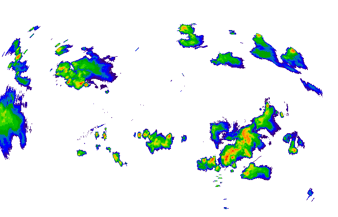 Meteoradar - aktuální srážky 2025-05-31 20:45:00