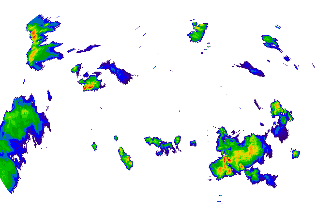 Meteoradar - aktuální srážky 2025-05-31 21:45:00