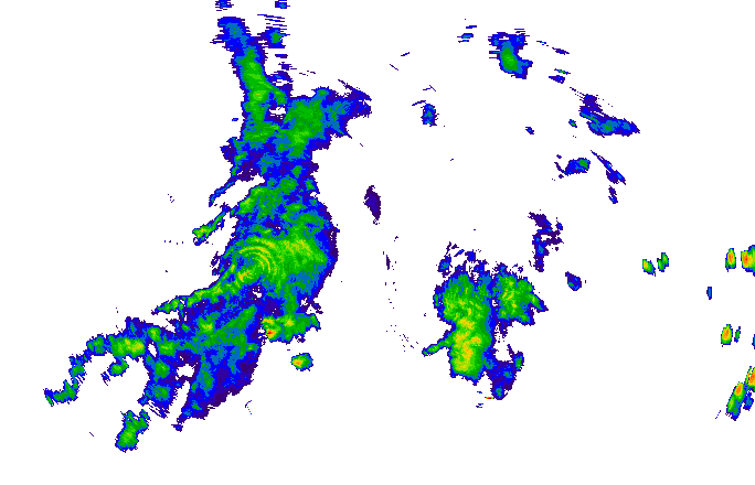 Meteoradar - aktuální srážky 2025-06-01 12:30:00