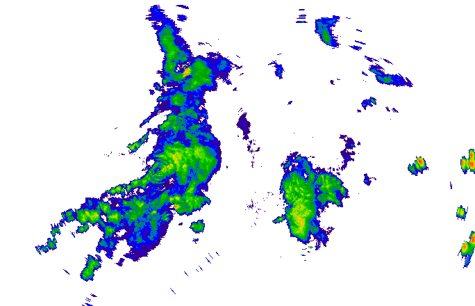 Meteoradar - aktuální srážky 2025-06-01 12:45:00