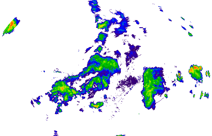 Meteoradar - aktuální srážky 2025-06-01 14:00:00