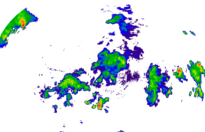 Meteoradar - aktuální srážky 2025-06-01 14:45:00