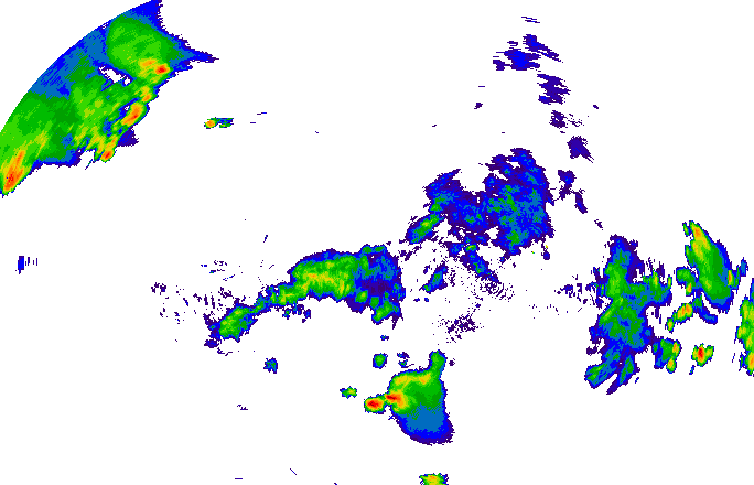 Meteoradar - aktuální srážky 2025-06-01 16:00:00