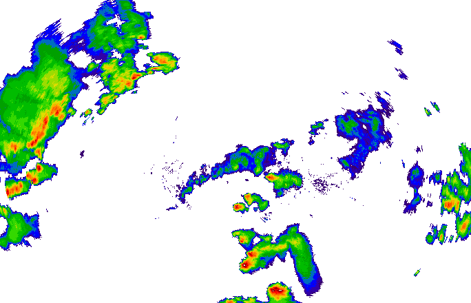 Meteoradar - aktuální srážky 2025-06-01 17:15:00