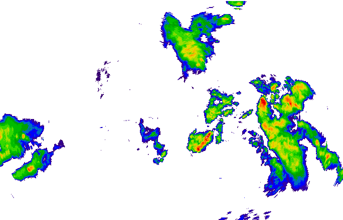 Meteoradar - aktuální srážky 2025-06-01 22:15:00