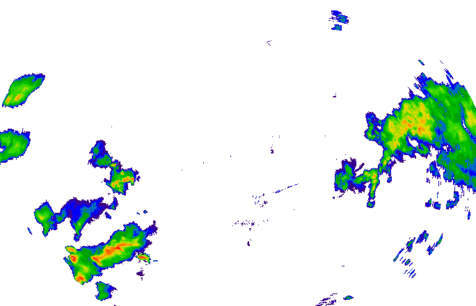 Meteoradar - aktuální srážky 2025-06-02 00:45:00