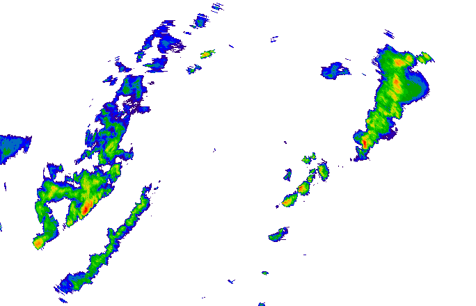 Meteoradar - aktuální srážky 2025-06-06 19:30:00