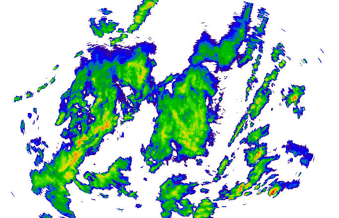 Meteoradar - aktuální srážky 2025-06-07 18:15:00