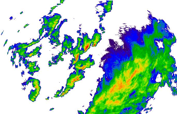 Meteoradar - aktuální srážky 2025-06-08 14:15:00