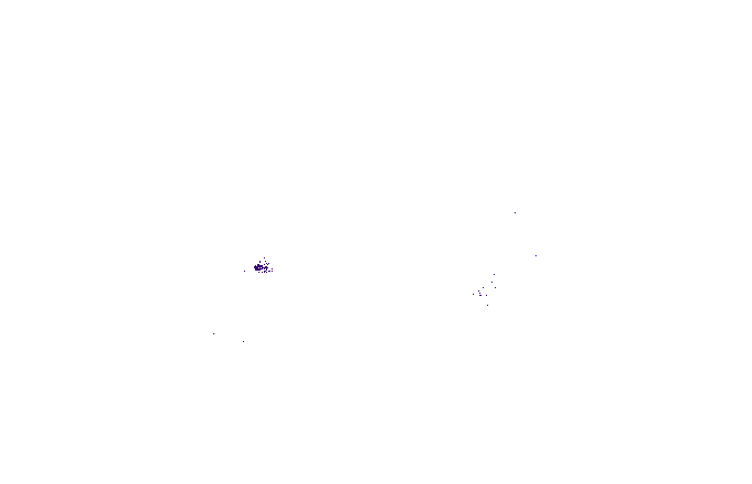 Meteoradar - aktuální srážky 2025-06-14 00:45:00