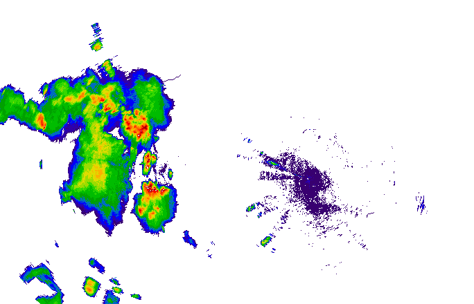 Meteoradar - aktuální srážky 2025-06-15 17:15:00