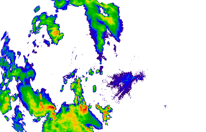 Meteoradar - aktuální srážky 2025-06-15 22:45:00